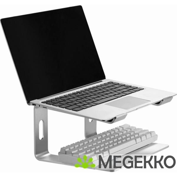 Grote foto gembird nbs d1 01 laptopstandaard aluminium zilver 39 6 cm 15.6 computers en software overige computers en software
