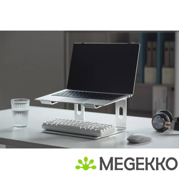 Grote foto gembird nbs d1 01 laptopstandaard aluminium zilver 39 6 cm 15.6 computers en software overige computers en software