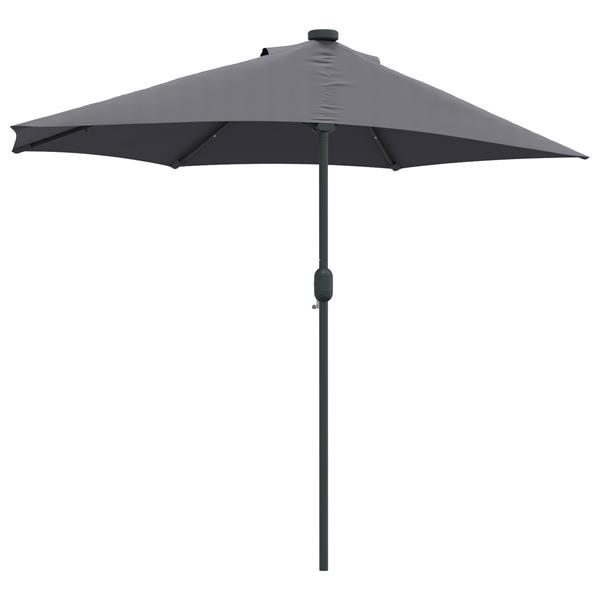 Grote foto vidaxl tuinparasol antraciet 294 x 150 x 223 cm stof tuin en terras overige tuin en terras