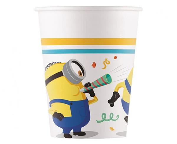Grote foto minions bekers 200ml 8st verzamelen overige verzamelingen