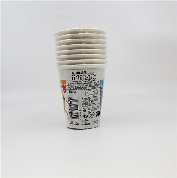 Grote foto minions bekers 200ml 8st verzamelen overige verzamelingen