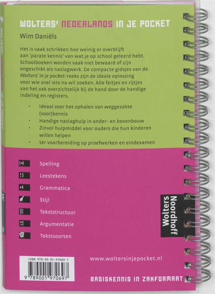 Grote foto wolters nederlands in je pocket boeken overige boeken