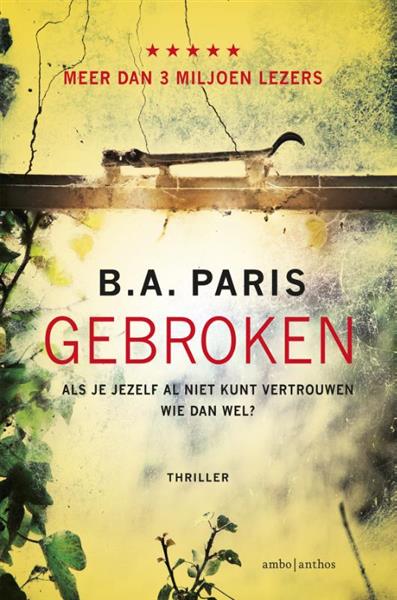Grote foto gebroken boeken thrillers