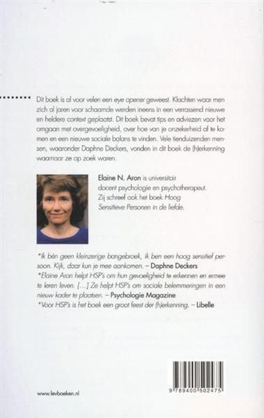 Grote foto hoog sensitieve personen boeken psychologie