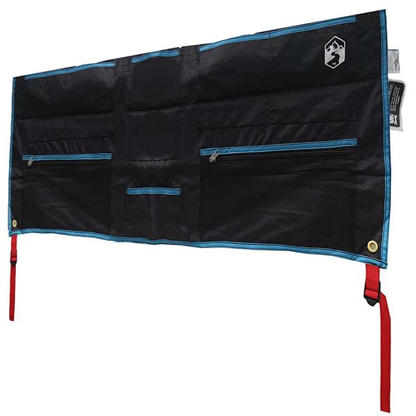 Grote foto vidaxl opslagtas met opslag zwart blauw 98 x 47 cm oxford caravans en kamperen tenten