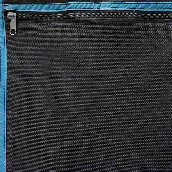 Grote foto vidaxl opslagtas met opslag zwart blauw 140 x 43 cm oxford caravans en kamperen tenten