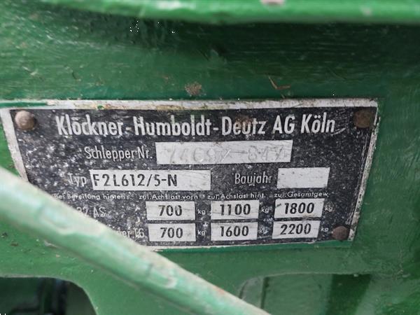 Grote foto deutz f2l612 agrarisch tractoren