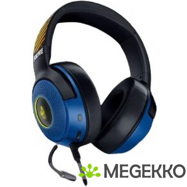 Grote foto razer kraken v3 x fortnite edition bedraad zwart blauw audio tv en foto koptelefoons