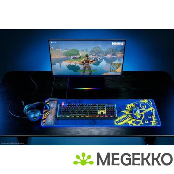 Grote foto razer kraken v3 x fortnite edition bedraad zwart blauw audio tv en foto koptelefoons