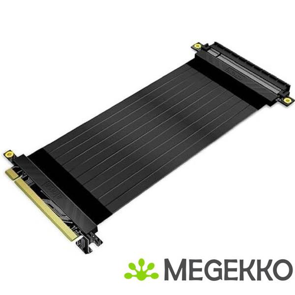 Grote foto akasa riser black x2 premium pcie 3.0 x 16 riser cable 20cm 180 pcie 3.0 x16 female 180 pcie 3. computers en software netwerkkaarten routers en switches
