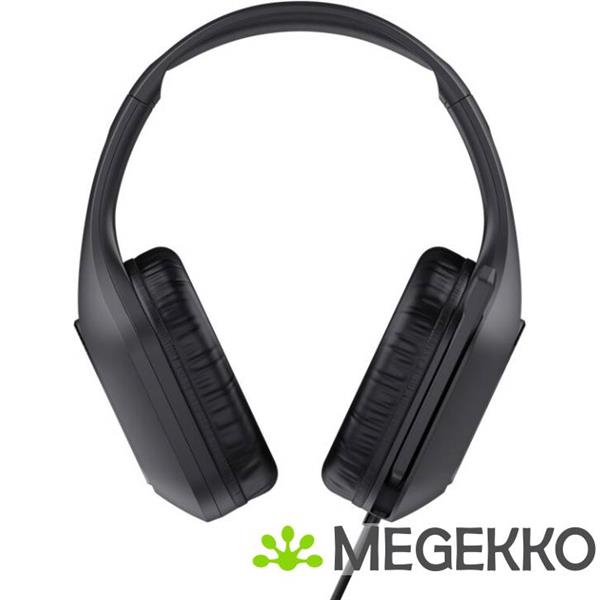 Grote foto trust gxt 416 zirox bedraad zwart audio tv en foto koptelefoons