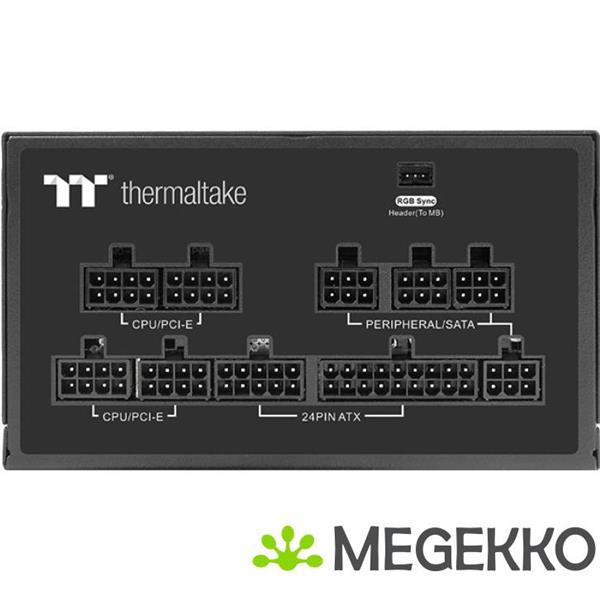 Grote foto thermaltake toughpower gf2 argb power supply unit 750w zwart computers en software overige
