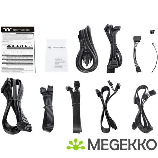 Grote foto thermaltake toughpower gf2 argb power supply unit 750w zwart computers en software overige