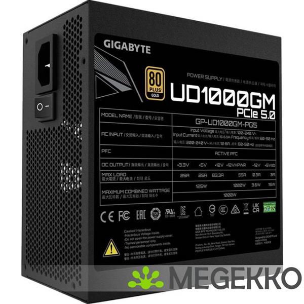 Grote foto gigabyte psu gp ud1000gm pg5 computers en software overige