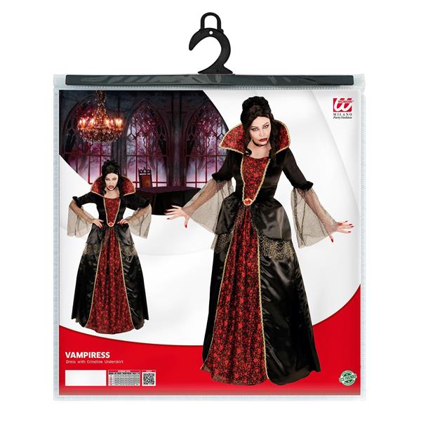 Grote foto halloween jurk rood zwart dames vampier verzamelen overige verzamelingen