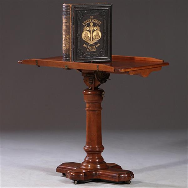 Grote foto laptop tafel of ontbijttafel lezenaar met zwitserse precisie uitvoerig verstelbaar no.311005 antiek en kunst stoelen en banken