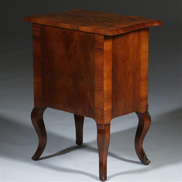 Grote foto kleine orgel gebogen commode ca 1750 met schrijfblad of schenkblad wortelnoten no.303010 antiek en kunst overige in antiek gebruiksvoorwerpen