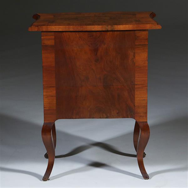 Grote foto kleine orgel gebogen commode ca 1750 met schrijfblad of schenkblad wortelnoten no.303010 antiek en kunst overige in antiek gebruiksvoorwerpen