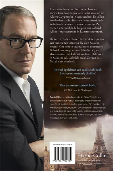 Grote foto het zwarte gif gabriel allon 16 boeken thrillers