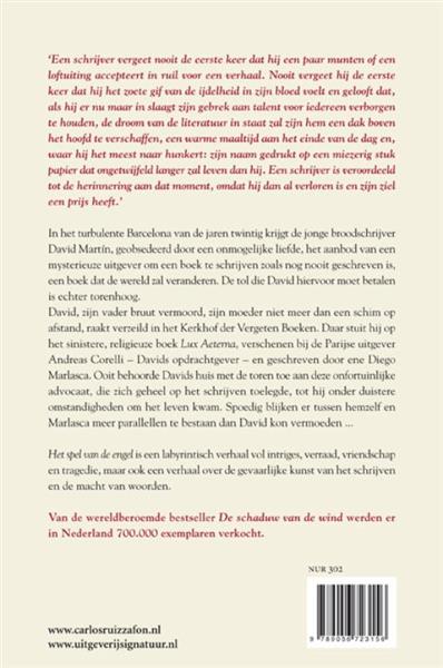 Grote foto het spel van de engel het kerkhof der vergeten boeken 2 boeken overige boeken