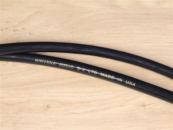 Grote foto nirvana audio s x highend audio interconnects xlr 1 0 metre audio tv en foto onderdelen en accessoires