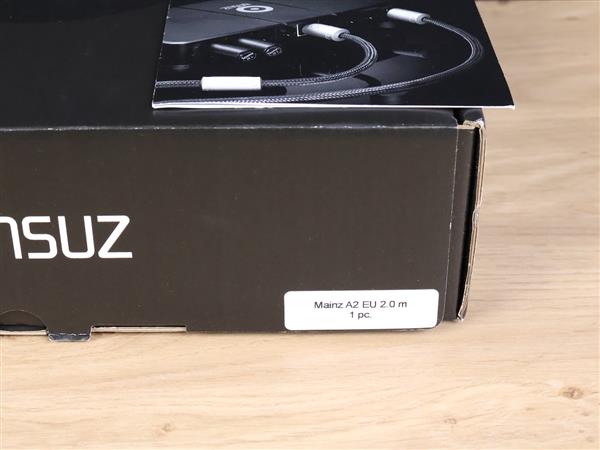 Grote foto ansuz acoustics mainz a2 highend audio power cable 2 0 metre audio tv en foto onderdelen en accessoires