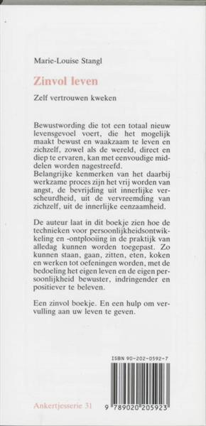 Grote foto zinvol leven ankertjes 31 boeken psychologie