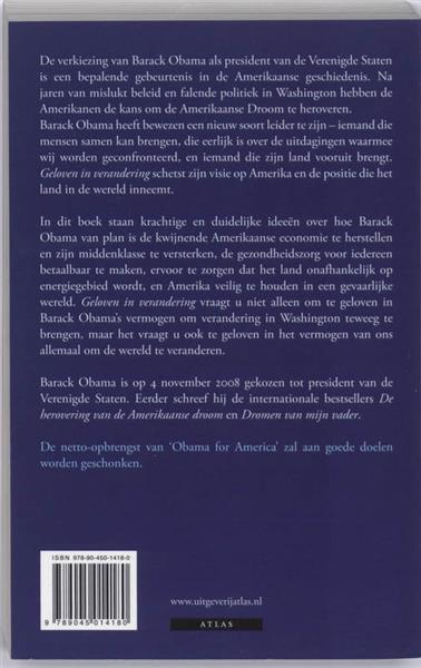 Grote foto geloven in verandering boeken literatuur