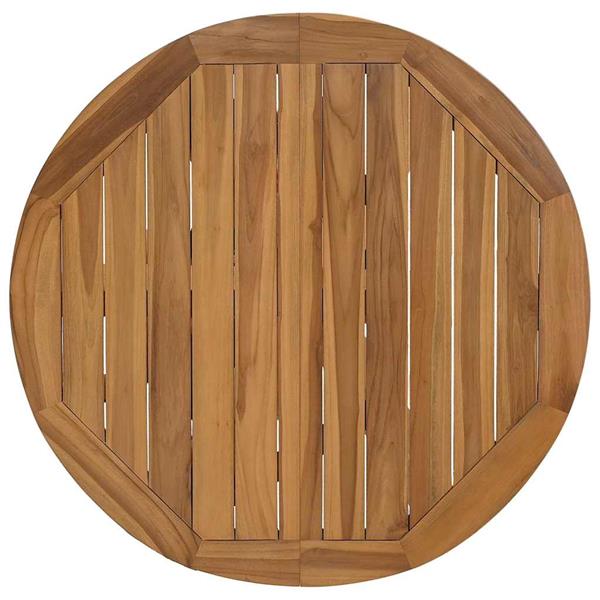 Grote foto vidaxl tuintafel 109x74 cm massief teakhout tuin en terras tuinmeubelen