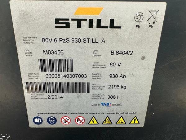 Grote foto vs 22280 elektrische triplex heftruck still rx60 45 vorkenspreider agrarisch heftrucks