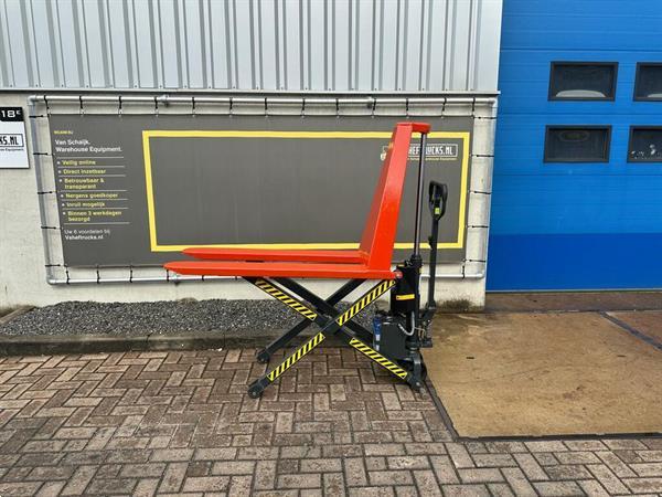 Grote foto vs 22273 semi elektrische hoogheffer schaar 800mm werktafel doe het zelf en verbouw hefwerktuigen