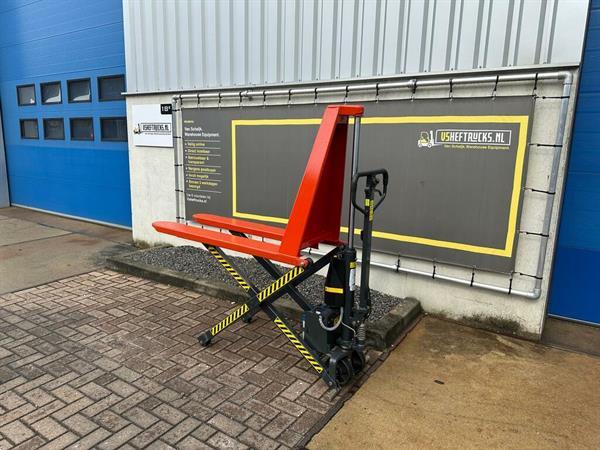 Grote foto vs 22273 semi elektrische hoogheffer schaar 800mm werktafel doe het zelf en verbouw hefwerktuigen