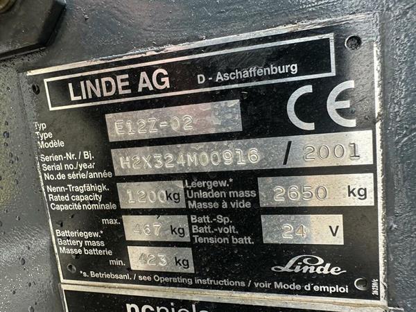 Grote foto vs 22274 elektrische triplex heftruck linde e12 sideshift agrarisch heftrucks