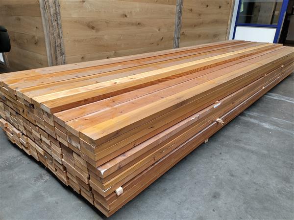 Grote foto 28x95mm gebruikt grenen 380cm 120472 doe het zelf en verbouw hout en planken