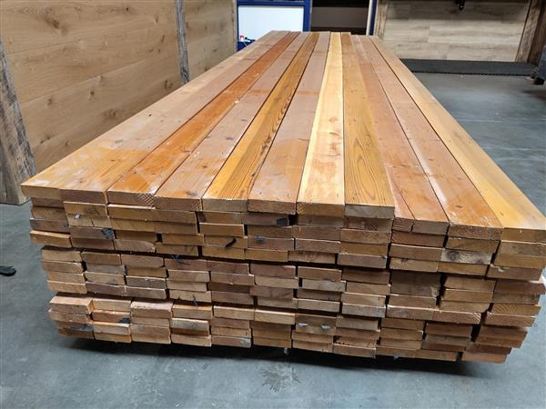 Grote foto 28x95mm gebruikt grenen 380cm 120472 doe het zelf en verbouw hout en planken