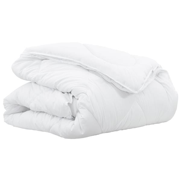 Grote foto vidaxl dekens duvets wit 200 x 200 cm microvezel huis en inrichting bedden