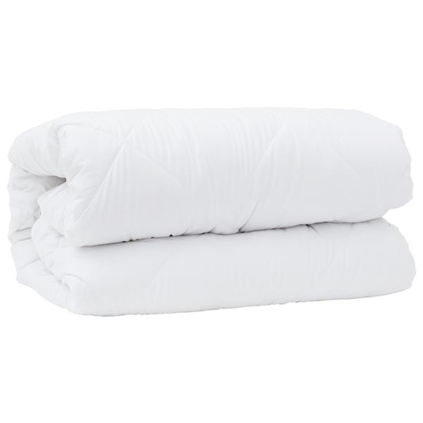 Grote foto vidaxl dekens duvets wit 200 x 200 cm microvezel huis en inrichting bedden