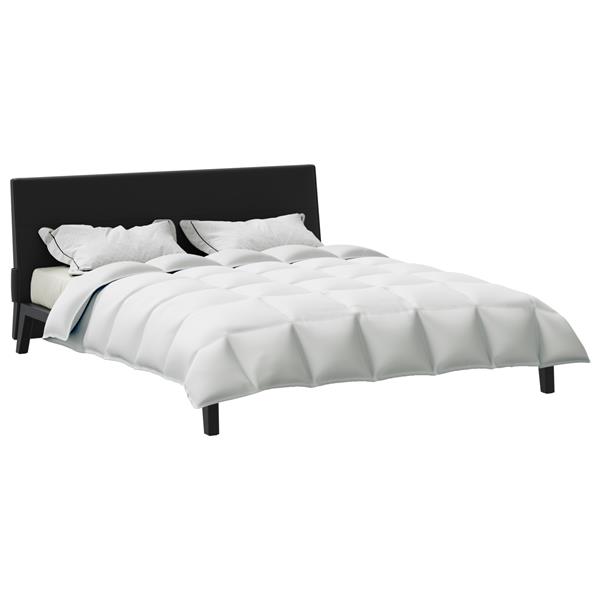 Grote foto vidaxl dekens duvets wit 240 x 200 cm dons huis en inrichting bedden