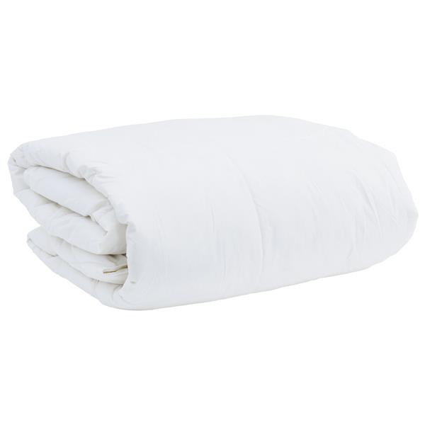 Grote foto vidaxl dekens duvets wit 240 x 200 cm dons huis en inrichting bedden