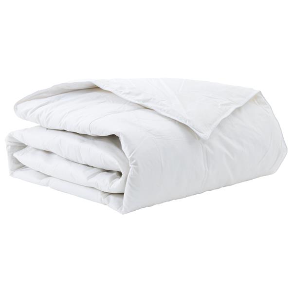 Grote foto vidaxl dekens duvets wit 155 x 200 cm dons huis en inrichting bedden
