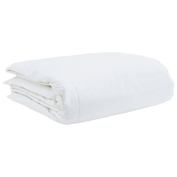 Grote foto vidaxl dekens duvets wit 260 x 220 cm dons huis en inrichting bedden