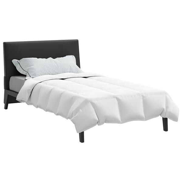 Grote foto vidaxl dekens duvets wit 155 x 220 cm dons huis en inrichting bedden