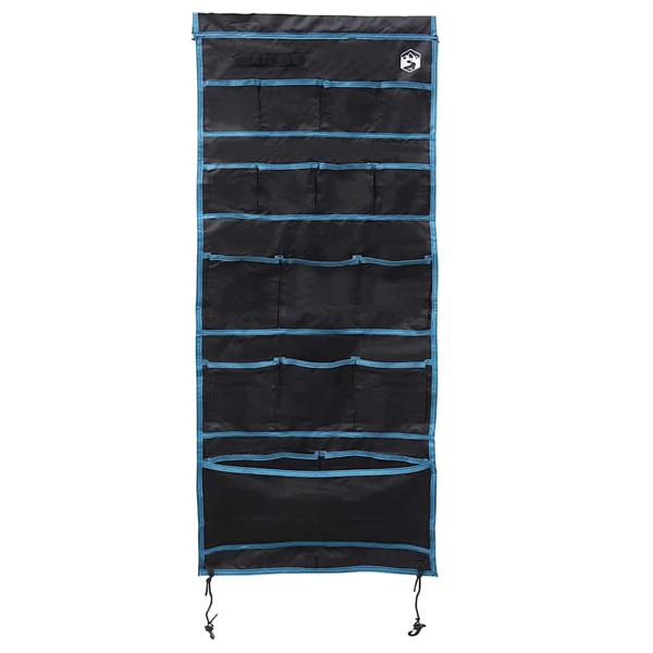 Grote foto vidaxl opslagtas met opslag zwart blauw 125 x 48 cm oxford caravans en kamperen tenten