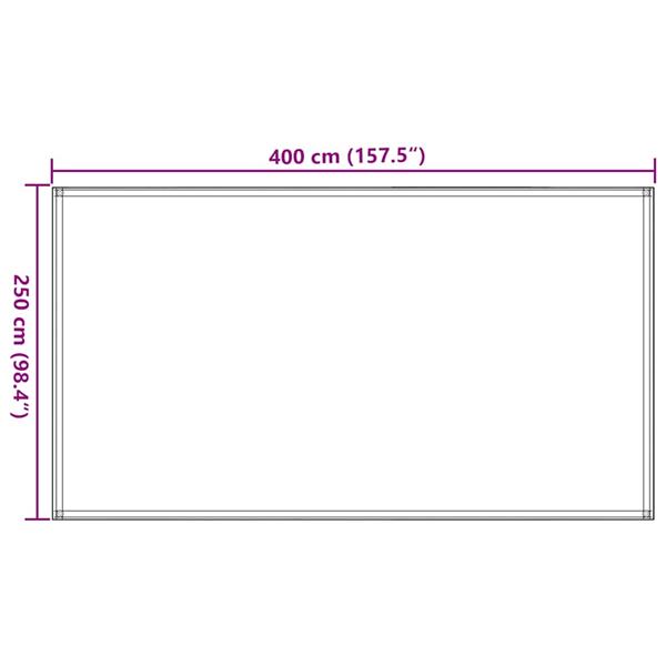 Grote foto vidaxl tenttapijt 250x400 cm hdpe zandkleurig caravans en kamperen tenten
