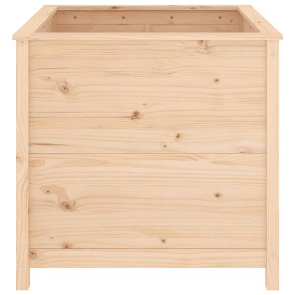 Grote foto vidaxl plantenbak 82 5x82 5x78 cm massief grenenhout tuin en terras overige tuin en terras