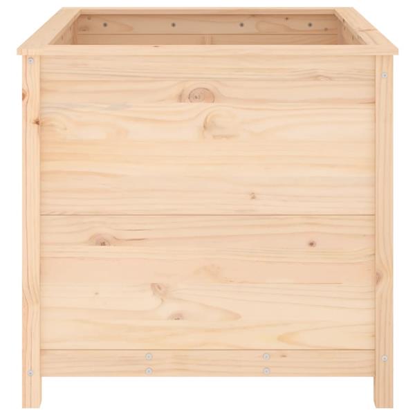 Grote foto vidaxl plantenbak 82 5x82 5x78 cm massief grenenhout tuin en terras overige tuin en terras