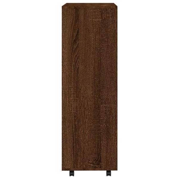Grote foto vidaxl kledingkast 80x40x110 cm bewerkt hout bruin eikenkleur huis en inrichting overige