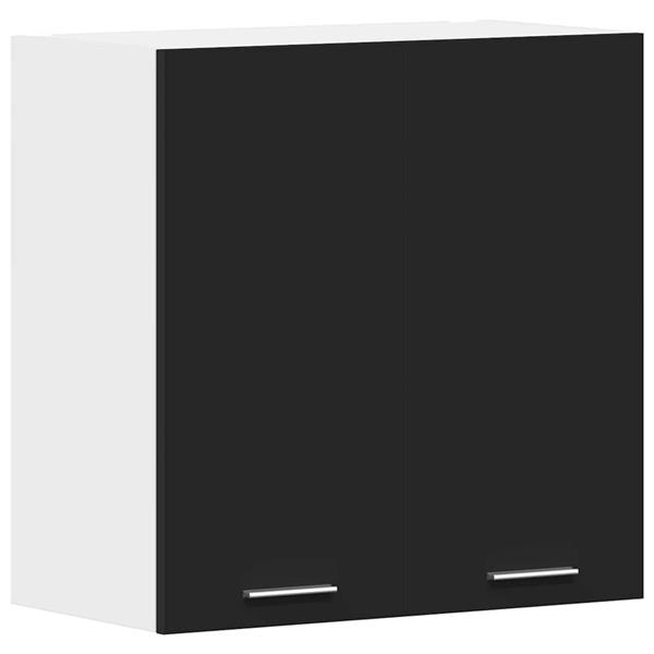Grote foto vidaxl hangkast lyon 60x31x60 cm bewerkt hout zwart huis en inrichting keukens