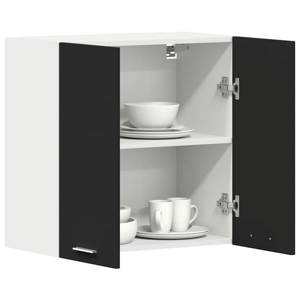 Grote foto vidaxl hangkast lyon 60x31x60 cm bewerkt hout zwart huis en inrichting keukens