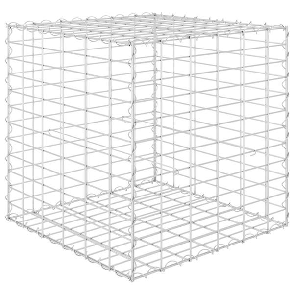 Grote foto vidaxl gabion plantenbak verhoogd kubus 60x60x60 cm staaldraad tuin en terras overige tuin en terras